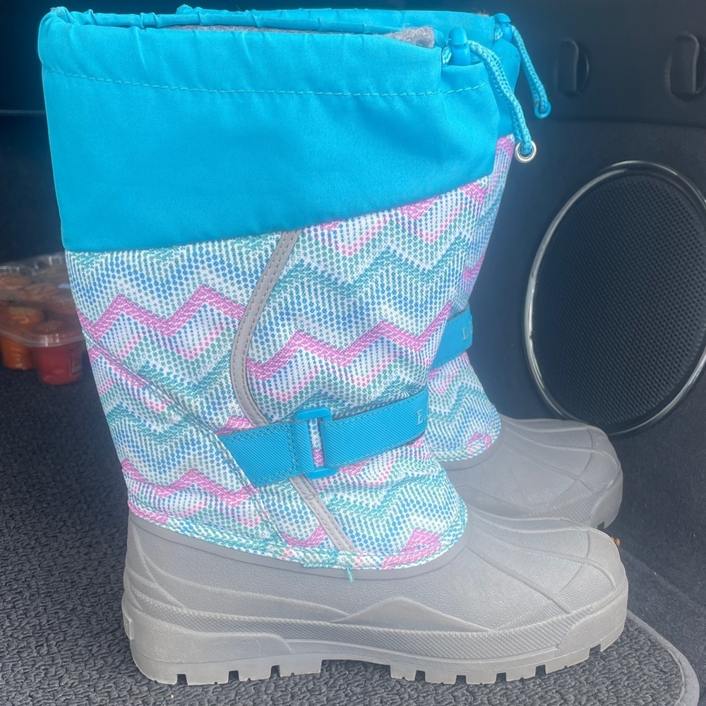 L.L. Bean Kids Boots - Blue, Pink, Gray